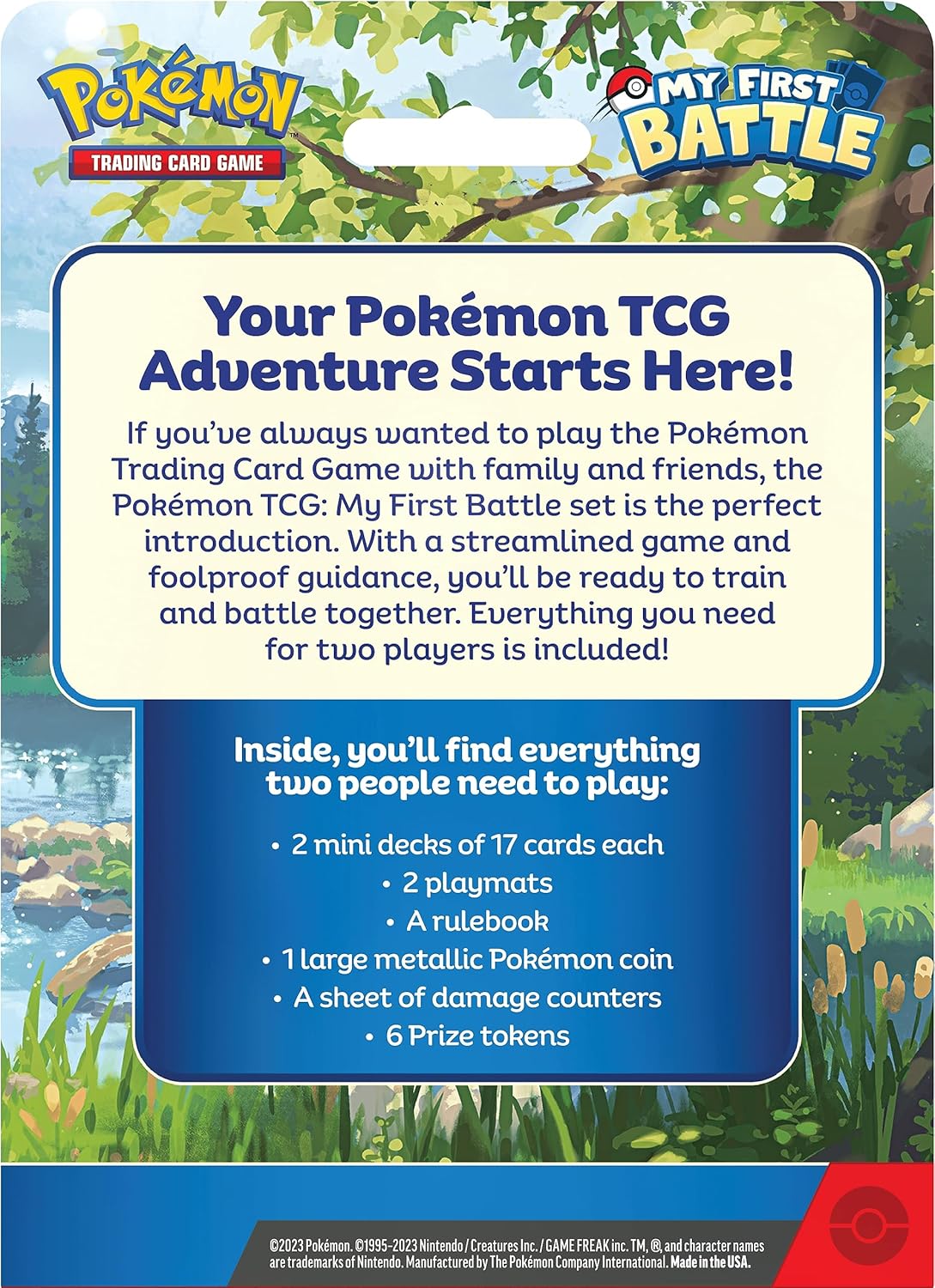 Pokemon TCG My First Battle-Charmander and Squirtle 2 Ready-to-Play Mini Decks