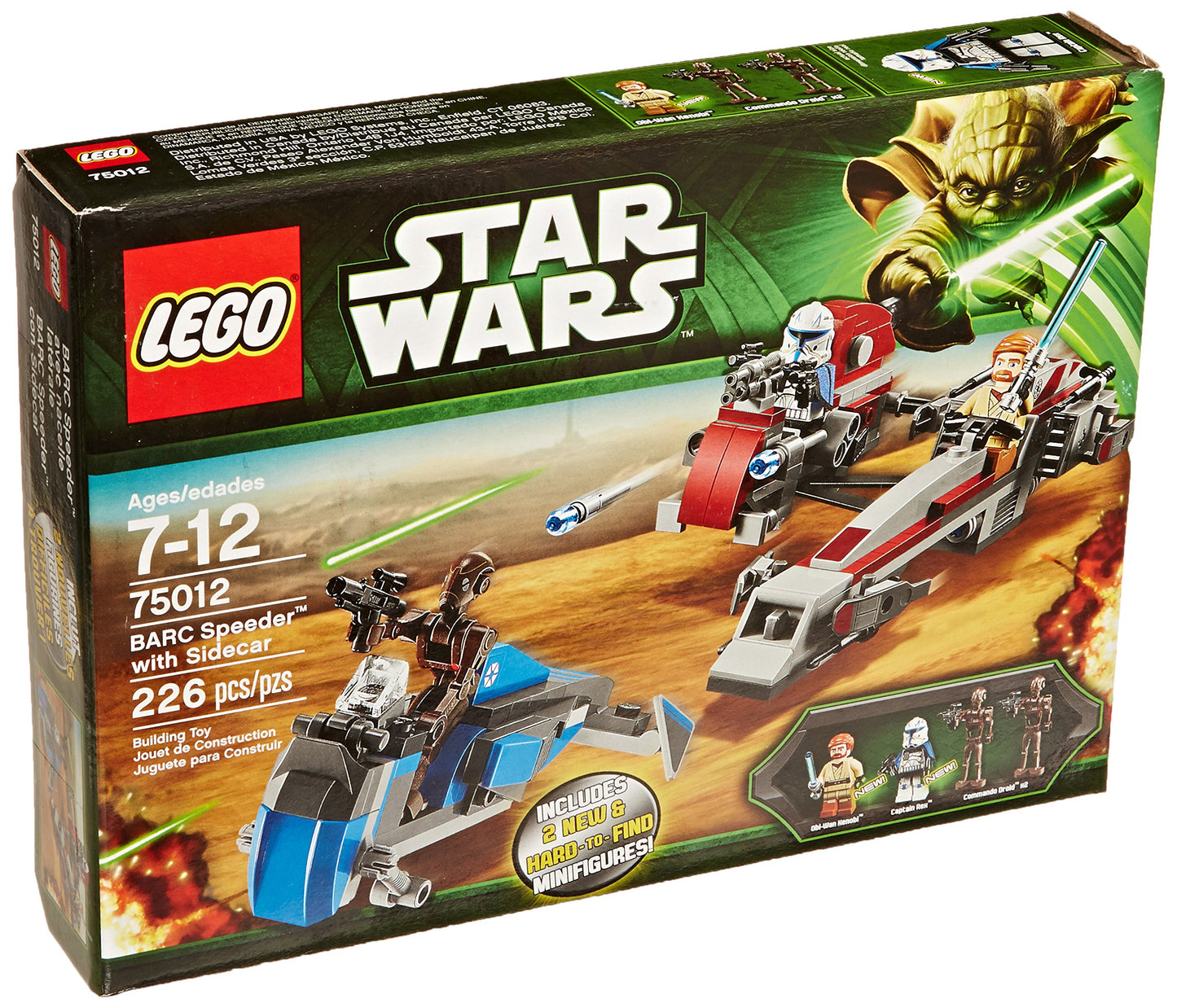 Star Wars LEGO BARC Speeder with Sidecar