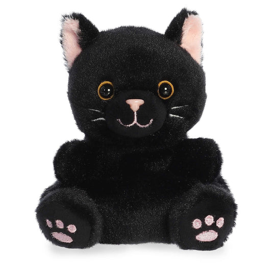 Aurora Adorable Palm Palsa Twilight Black Cata Stuffed Animal - Pocket-Sized Play -