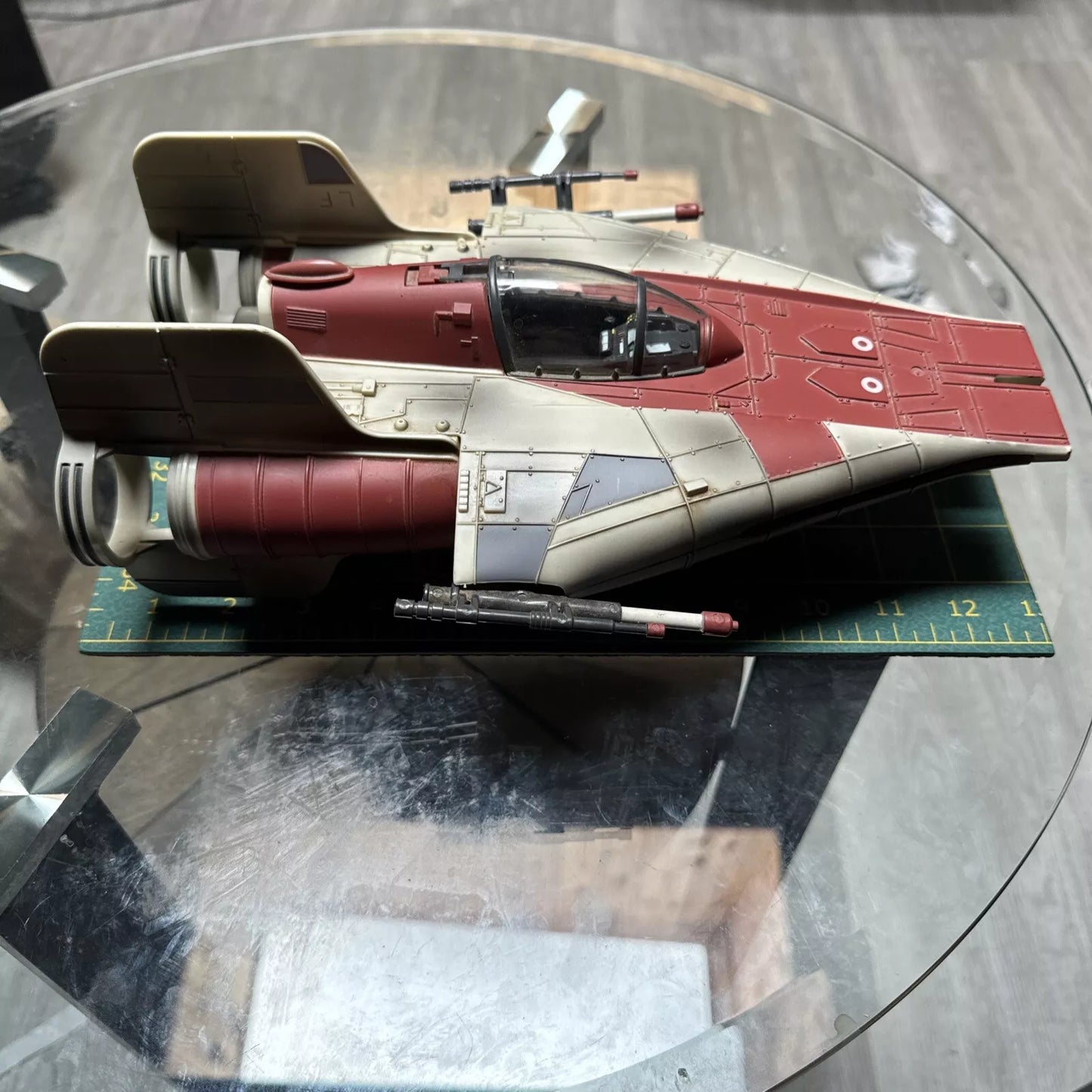 Star Wars Saga 2008 Legacy Collection: Exclusive Green Leader's A-Wing Fighter – 2008
