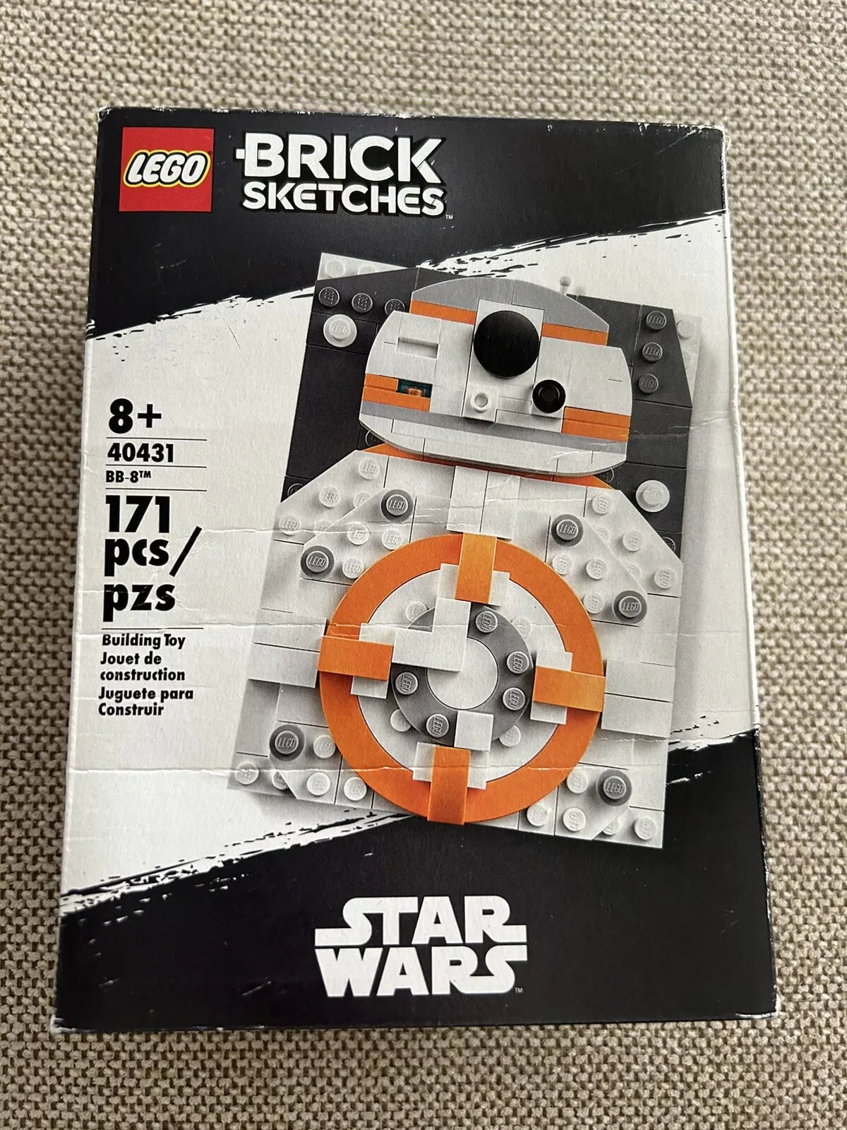 STAR WARS LEGO 40431 Brick Sketches Star Wars BB-8 Set