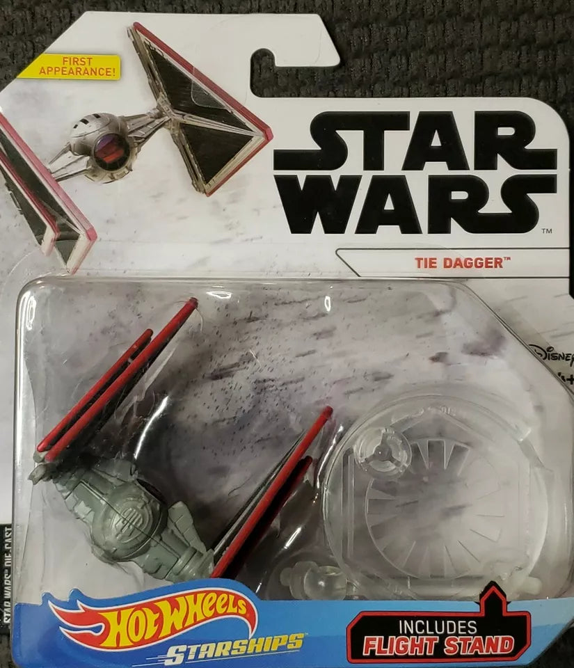 STAR WARS Hammond toys Tie Dagger Hot Wheels Star Wars Starship
