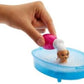 Barbie Jamn Barbie GDJ37 - Barbie pop Blond en speelset met 3 pups badje en accessoires