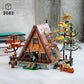 LEGO Ideas A-Frame Cabin 21338 Display Set Buildable Model Kit Nature and Architecture