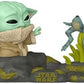 Funko POP Deluxe Star Wars The Mandalorian - Din Grogu The Child Baby Yoda with Froga - Collectable Vinyl Figure