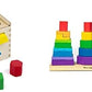 Melissa & Doug Melissa Doug Geometric Stacker - Wooden Educational Toy Wooden Shape
