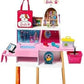 Barbie Doll Playset Pet Boutique with 4 Pets Color-Change Grooming Feature 20 Themed