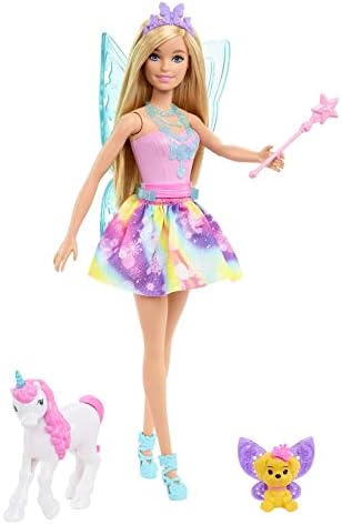 Barbie Dreamtopia Advent Calendar Fantasy-Themed with 24 Surprises Daily Include Barbie Fashion Doll