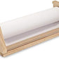 Melissa & Doug Melissa Doug Wooden Tabletop Paper Roll Dispenser With White Bond Paper 12