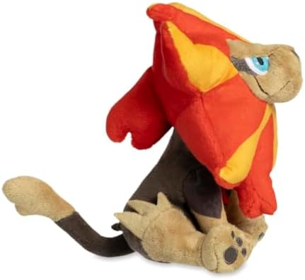 Pokemon Center Pyroar Male Sitting Cuties Plush 5 14 Inch