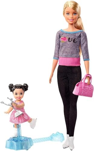 Barbie Ice-Skating Dolls Playset