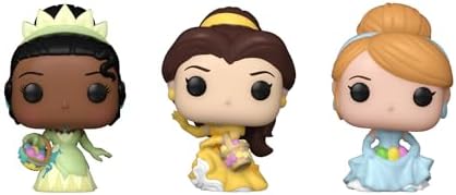 Funko Pocket Pop Disney - Easter Tiana Belle Cinderella 3-Pack