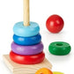 Melissa & Doug Melissa Doug Rainbow Stacker Wooden Ring Educational Toy - Wooden Rainbow
