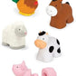Melissa & Doug Melissa Doug Pop Blocs Farm Animals Educational Baby Toy - 10 Linkable