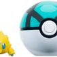 Pokemon PKW3632 - Clip'n'Go Poke Ball - Cotton Cord Netball Official Pokeball with 5 cm