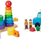Melissa & Doug Melissa Doug Geometric Stacker - Wooden Educational Toy Wooden Shape