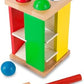 Melissa & Doug Melissa Doug Deluxe Pound and Roll Wooden Tower Toy With Hammer - Pound A