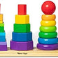 Melissa & Doug Melissa Doug Geometric Stacker - Wooden Educational Toy Wooden Shape