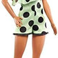 Barbie Fashionistas Doll 200 with Brunette Hair Lime Green Polka Dot Romper Barbie