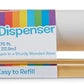 Melissa & Doug Melissa Doug Wooden Tabletop Paper Roll Dispenser With White Bond Paper 12