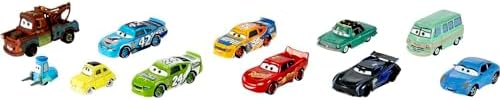 Mattel Disney and Pixar Cars Mack Hauler 13-inch Toy Transporter Truck with Ramp Carry Storage for 12 Vehicle