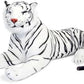 Melissa & Doug Melissa Doug Giant Siberian White Tiger - Lifelike Stuffed Animal over 5 feet long - Extra Large Plush