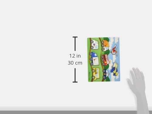 Melissa & Doug Melissa Doug Vehicles Wooden Peg Puzzle 8 pcs