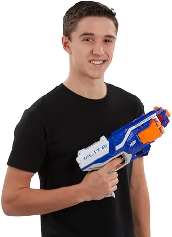 Nerf Elite Disruptor Dart Blaster Reflex Slam Fire Blue Easter Gifts for Amazon