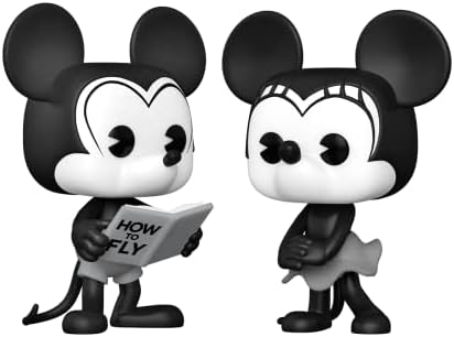 Funko Disney Mickey Mouse One Walt's Plane - Pilot Mickey Mouse Pop 2 Pack Mickey Mouse