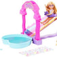 Barbie HTK39 Rainbow Water Slide Set with Chelsea Doll