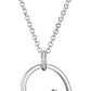 Barbie Script Heart Necklace