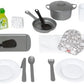 Melissa & Doug Melissa Doug 22-Piece Play Kitchen Set - Utensils Pot Pans and More White