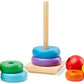 Melissa & Doug Melissa Doug Rainbow Stacker Wooden Ring Educational Toy - Wooden Rainbow