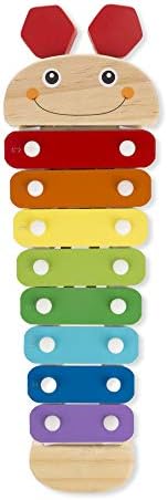 Melissa & Doug Melissa Doug Caterpillar Xylophone Musical Toy With Wooden Mallets 15.25 x
