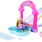 Barbie HTK39 Rainbow Water Slide Set with Chelsea Doll