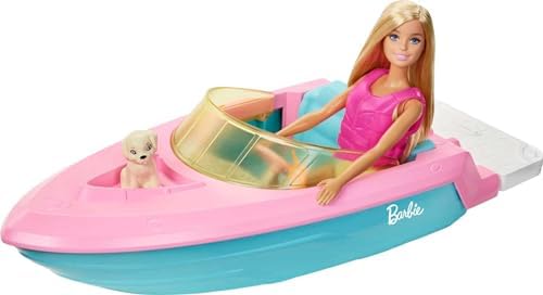 Barbie Doll Toy Boat Playset