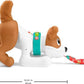 Fisher-Price Baby Learning Toy 123 Crawl with Me Puppy Electronic Dog with Smart Stages