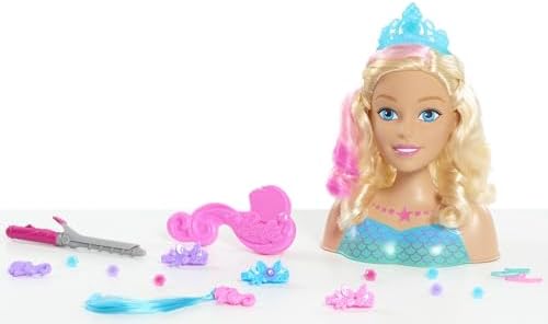 Barbie Dreamtopia Mermaid Styling Head 22 pieces for Ages 3 Up by Just Play