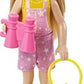 Barbie Doll and It Takes Two Malibu Camping Doll with Pet Puppy and 10 It Takes Two Camping Playset