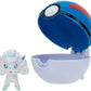 Pokemon PKW3135 Clip 'n'Go Poke Balls Alola Vulpix Super Ball Official Pokeball with 5 cm