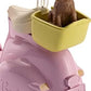 Barbie Toy Scooter with Puppy Helmet Accessory Pink Yellow Moped with Basket Kickstand Seat Clip for Doll