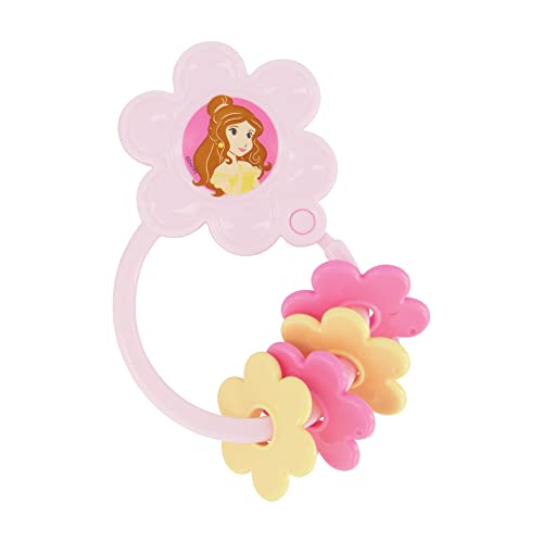 Disney 2 Pack Disney Princess Character Shape Rattle and Keyring Teether Premium Toddler