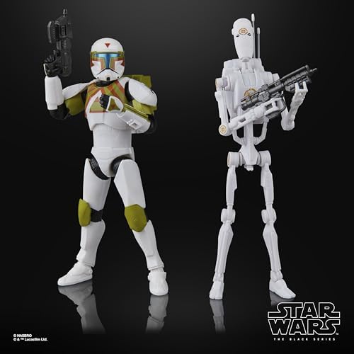 Hasbro STAR WARS The Black Series Clone Commando Urban Fighter B1 Battle Droid Training