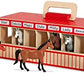 Melissa & Doug Melissa Doug Take-Along Show-Horse Stable With Wooden Stable Box and 8 Toy