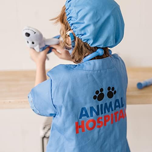 Melissa & Doug Melissa Doug Veterinarian Role Play Costume Dress-Up Set 9 pcs