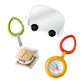 Fisher-Price S'more Fun Camping Gift Set 3 outdoor-themed baby toys and teether for