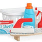 Melissa & Doug Melissa Doug Laundry Basket With Wooden Iron Ironing Board and 14 Pcs