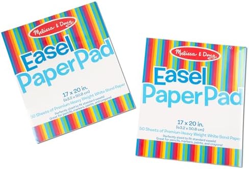 Melissa & Doug Melissa Doug Easel Pad Bundle 50 Sheets 2-Pack - Large Easel Paper Pad For