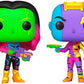 Funko Pop Black Light Two Pack Marvel Guardians of The Galaxy Vol. 2 Gamora Nebula 2