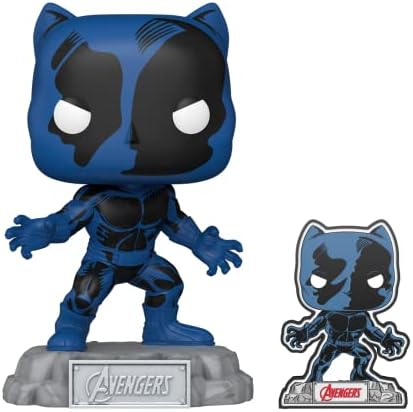 Funko Pop Pin The Avengers Earth's Mightiest Heroes - 60th Anniversary Black Panther with